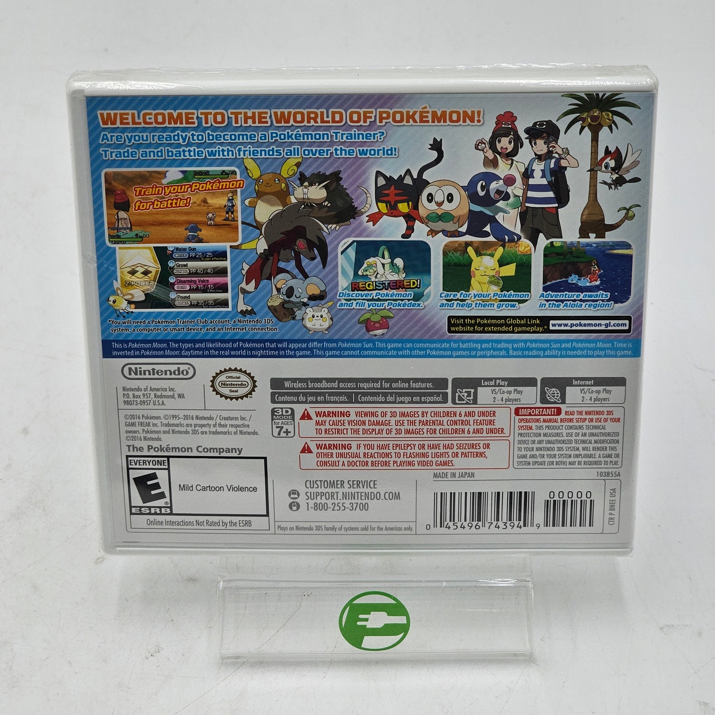 New Pokemon Moon (Nintendo 3DS, 2016)
