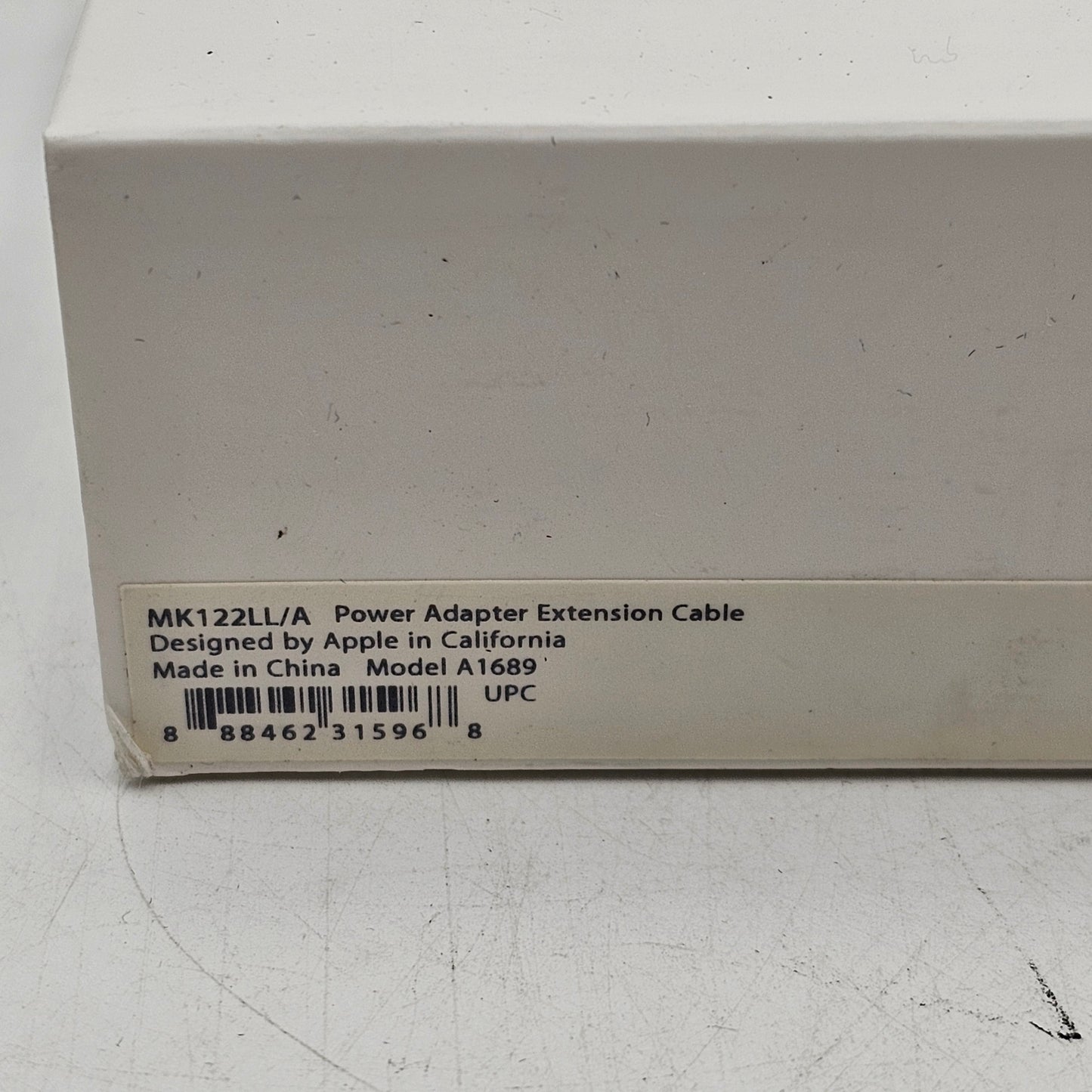 New Apple Power Adapter Extension Cable MK122LL/A