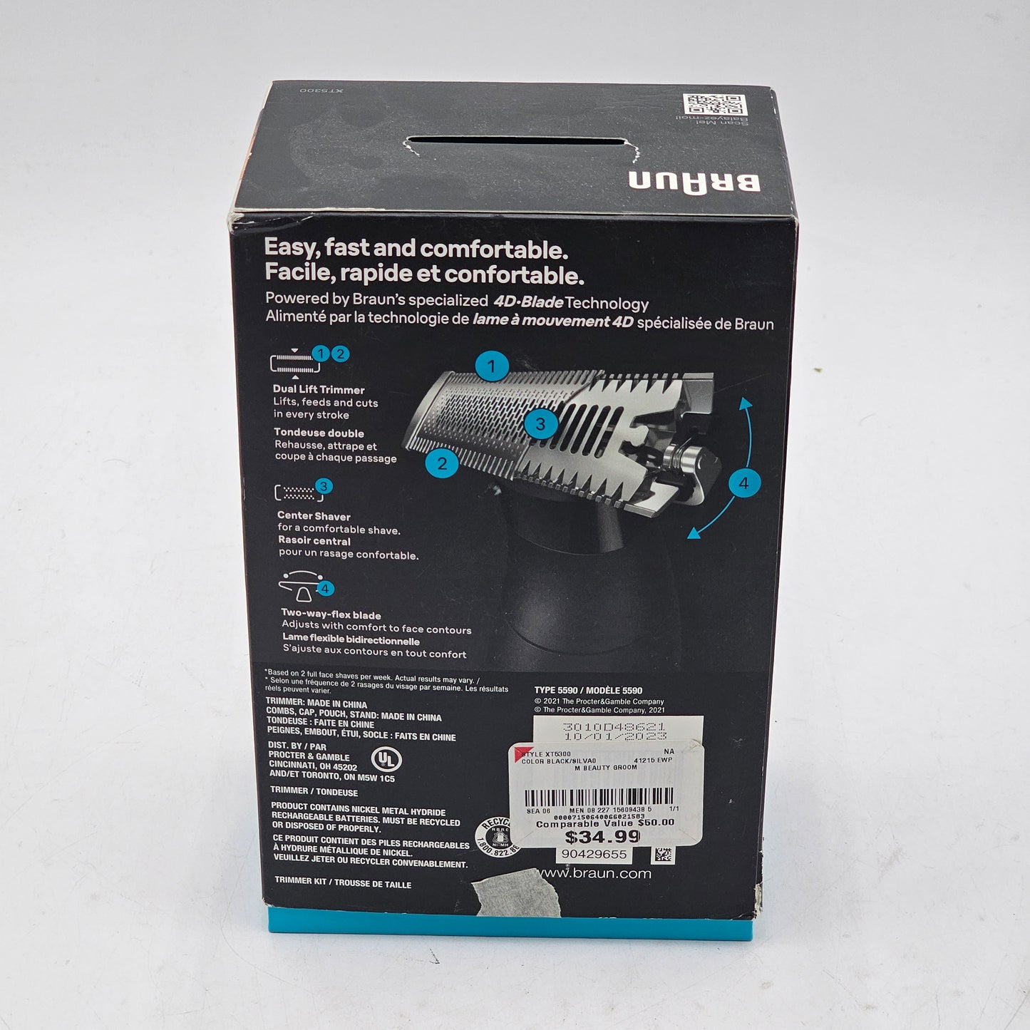 New Braun Series XT5 Trimmer 5590