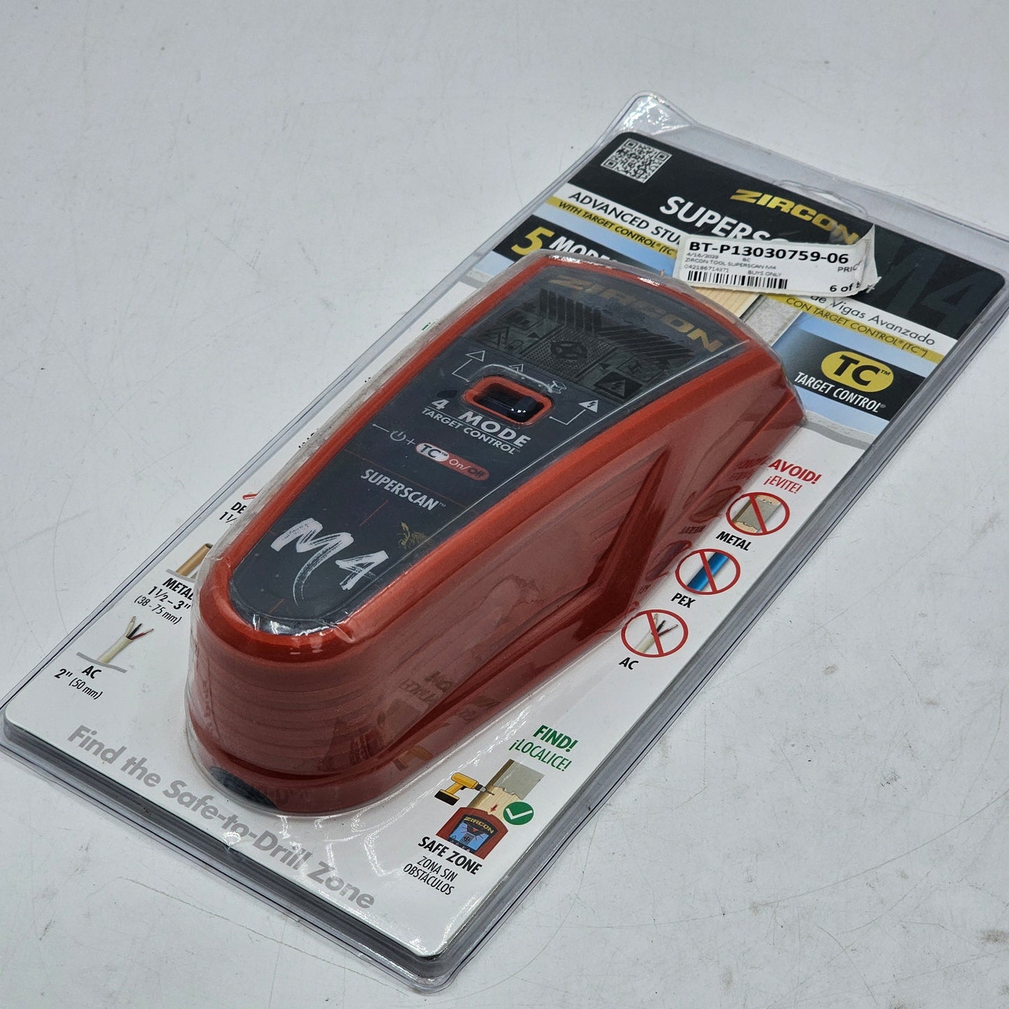 New Zircon Superscan M4 Stud Finder 71438