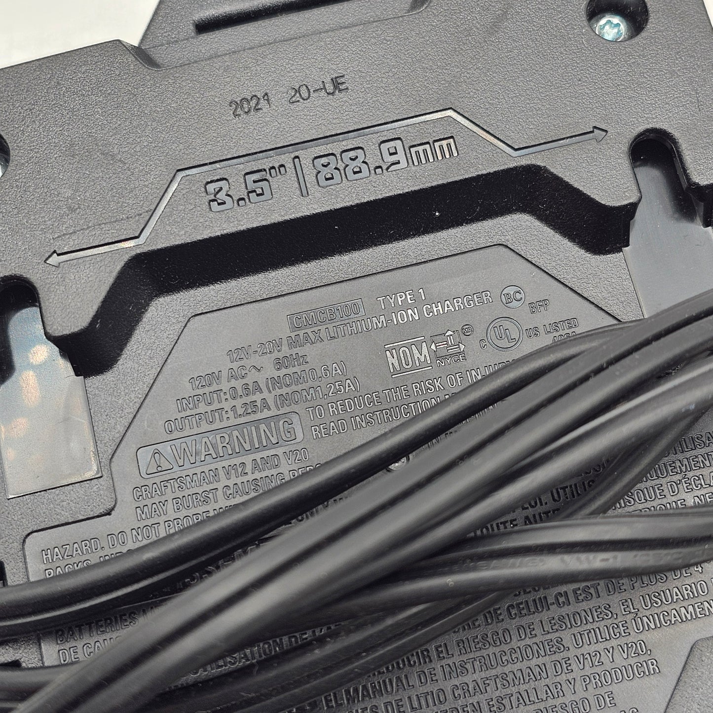 New Craftsman Battery Charger Lithium Ion CMCB100