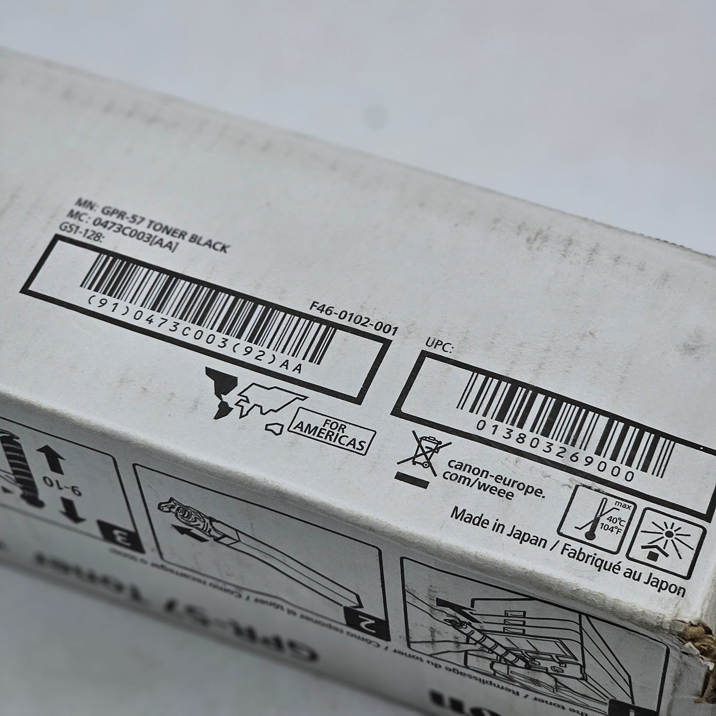 New Canon Toner Black GPR-57