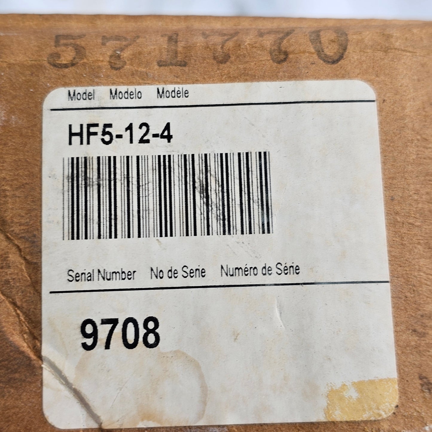 New FILTRO Series Filter HF HF5-12-4