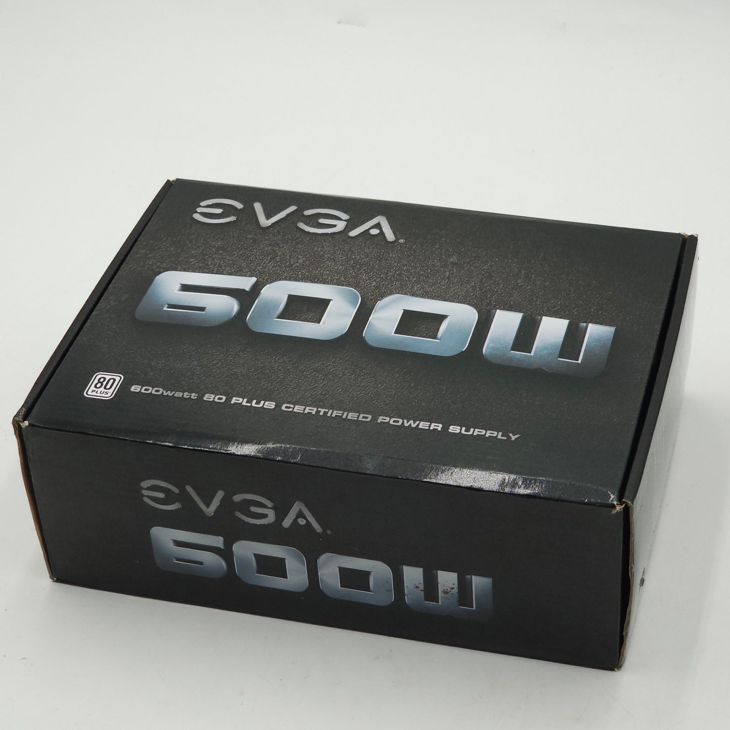 New EVGA 600W 80 Plus Certified Power Supply 100-W1-0600-K1