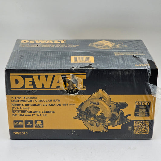 New DeWalt 15 Amp Corded 714 in Lightweight Circular Saw DWE575