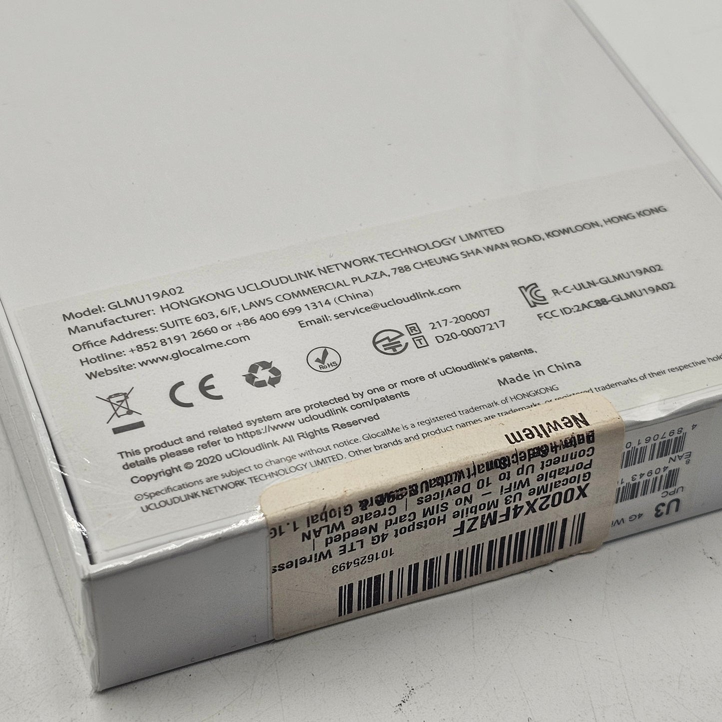 New GlocalMe U3 Mobile Hotspot 4g LTE GLMU19A02