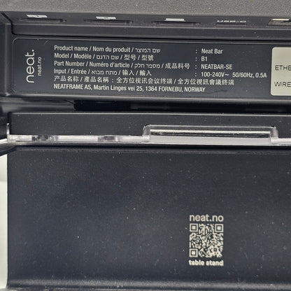 Neat Bar SE Collaboration Bar + Neat Pad Controller B1/A1