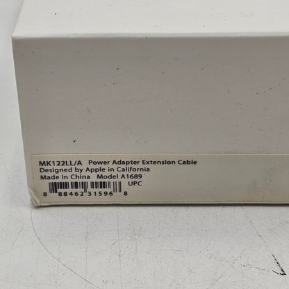 New Apple Power Adapter  Extension Cable MK122LL/A
