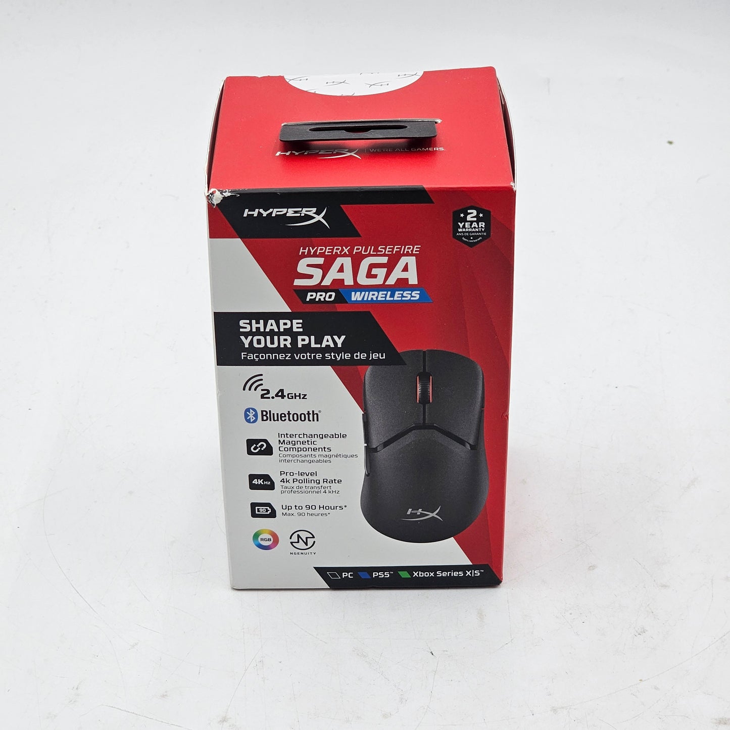 New HyperX SAGA Pro Wireless HXMS241