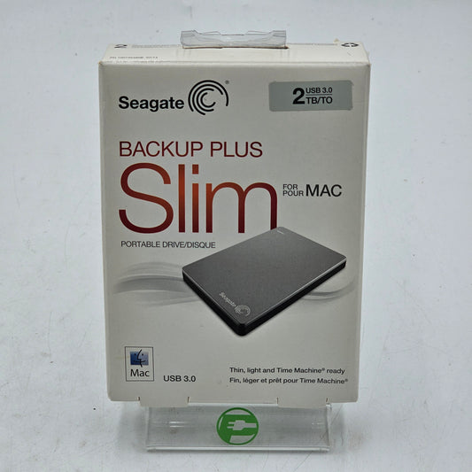 New Seagate Backup Plus 2TB Portable Drive SRD00F1