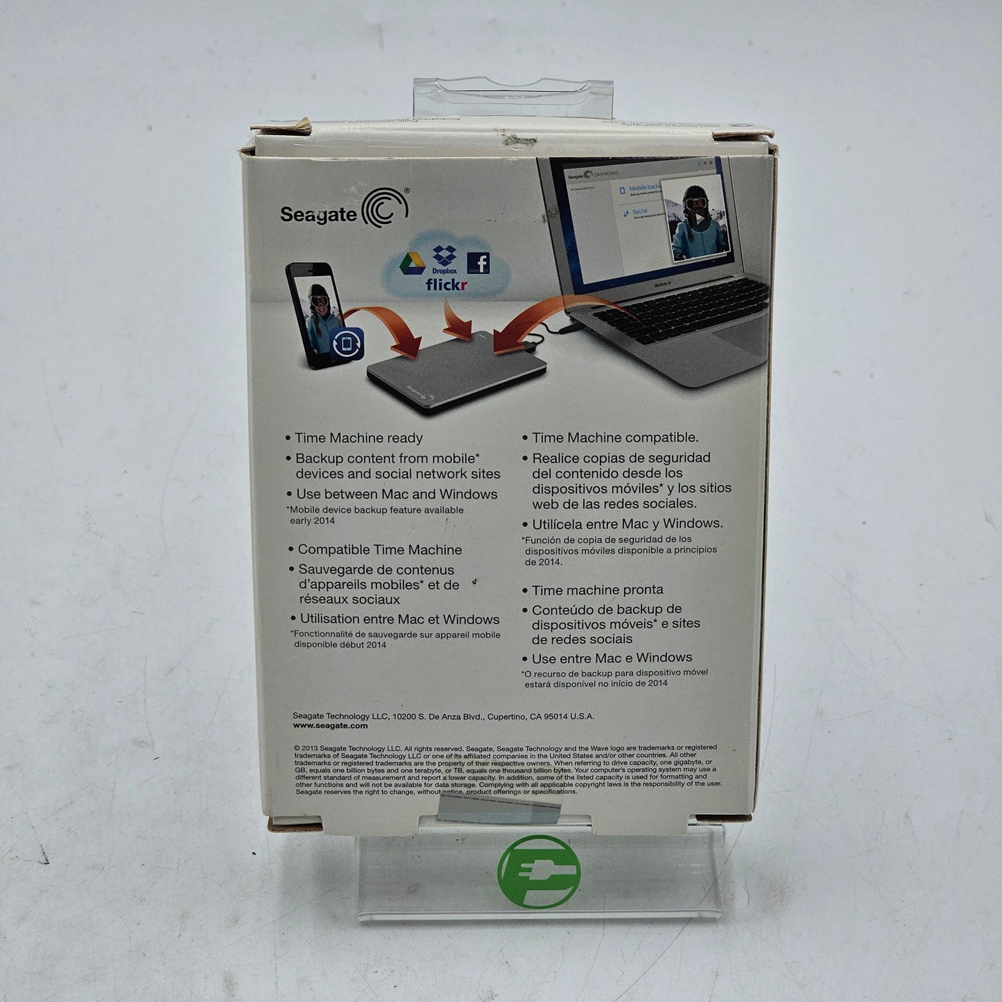 New Seagate Backup Plus 2TB Portable Drive SRD00F1