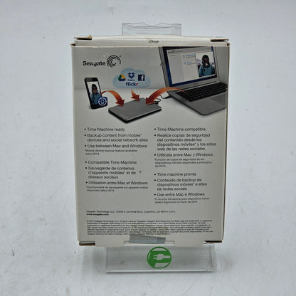 New Seagate Backup Plus 2TB Portable Drive SRD00F1