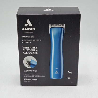 New Andis Professional eMERGE Lite Cord/Cordless Clipper 561943