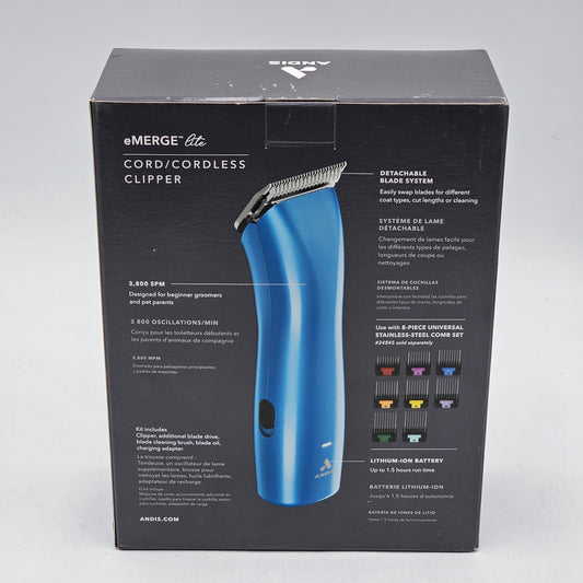 New Andis Professional eMERGE Lite Cord/Cordless Clipper 561943