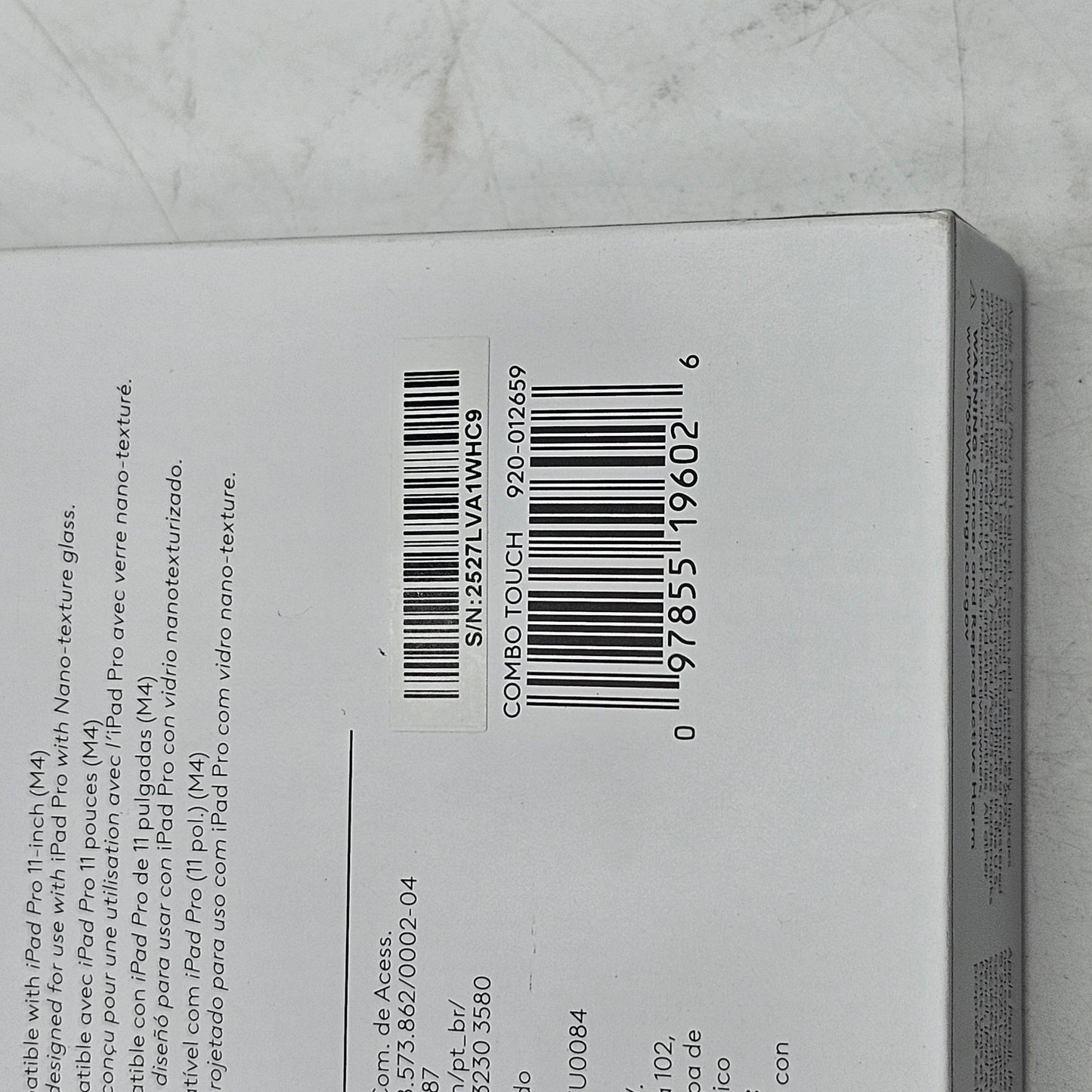 New Logitech Combo Touch for iPad Pro 11-inch M4 chip 920-012659