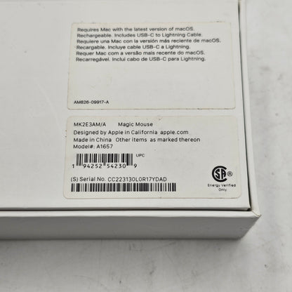 Apple Magic Mouse and Magic Keyboard Bundle A1644 A1657