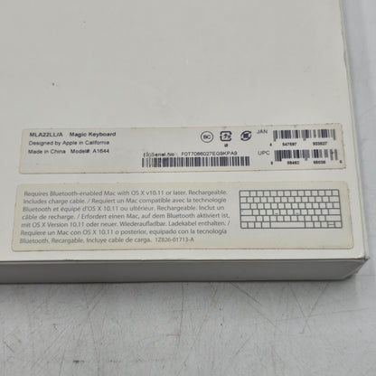 Apple Magic Mouse and Magic Keyboard Bundle A1644 A1657