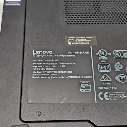 Lenovo M920Q 11TC1MTM92Q i9-12900KT 3.40GHz 16GB RAM 500GB SSD