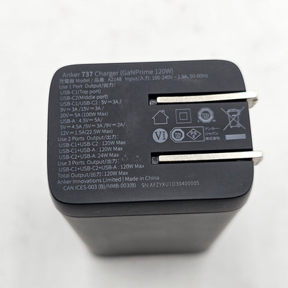ANKER GANPRIM 120W CHARGER 737