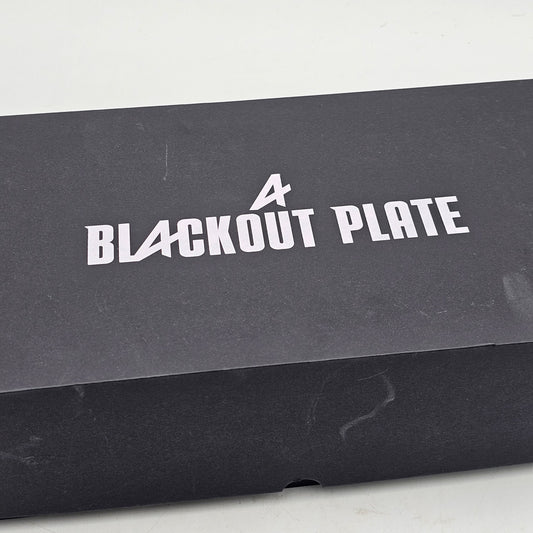 New BLACKOUT PLATE License Plate Cover