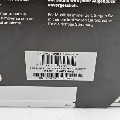 New BOSE SOUNDLINK PLUS Wireless Portable Speaker 894040-0100