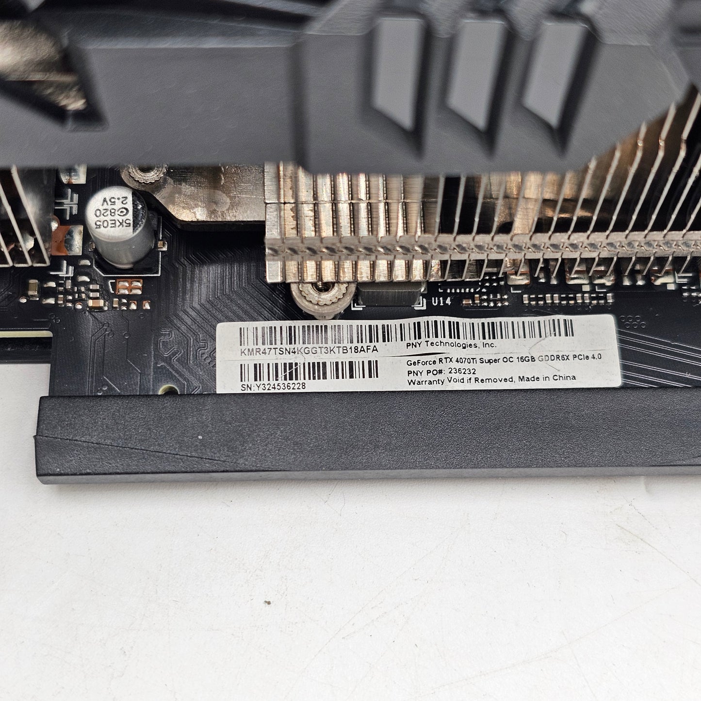 PNY GeForce RTX 4070 Ti SUPER 16GB GDDR6X Graphics Card VCG4060T16DFXPB1