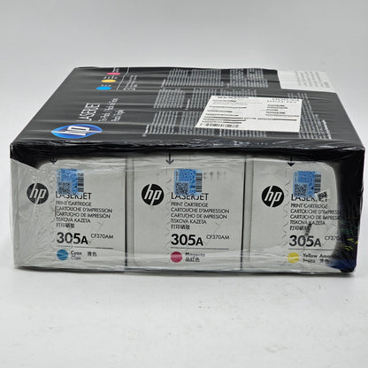 New HP  Cyan Magenta Yellow Toner Cartridges for Printers 305A