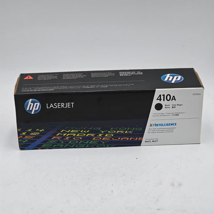 New HP LaserJet Black Print Cartridge 410A