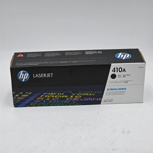 New HP LaserJet Black Print Cartridge 410A