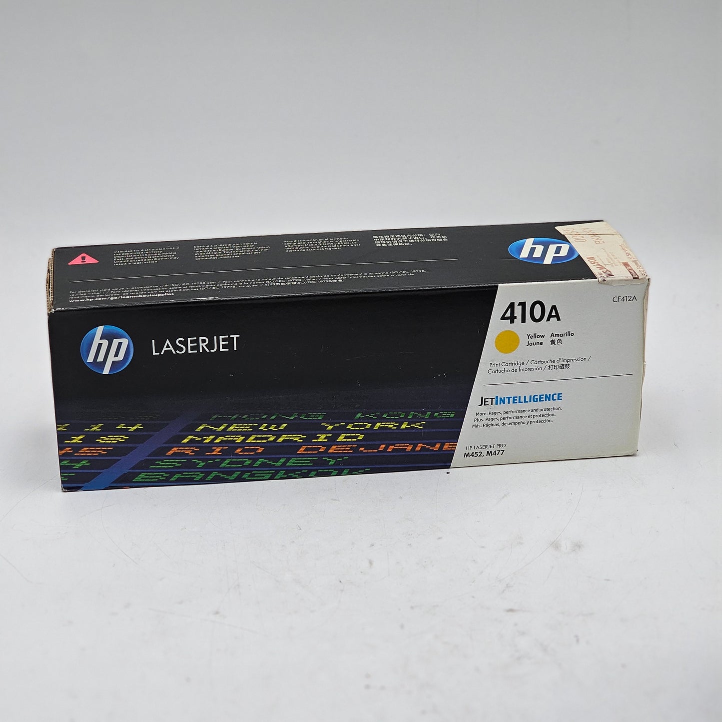 New HP LaserJet Yellow Print Cartridge 410A