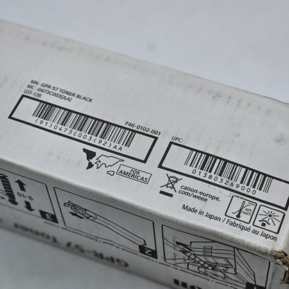 New Canon Toner Black GPR-57