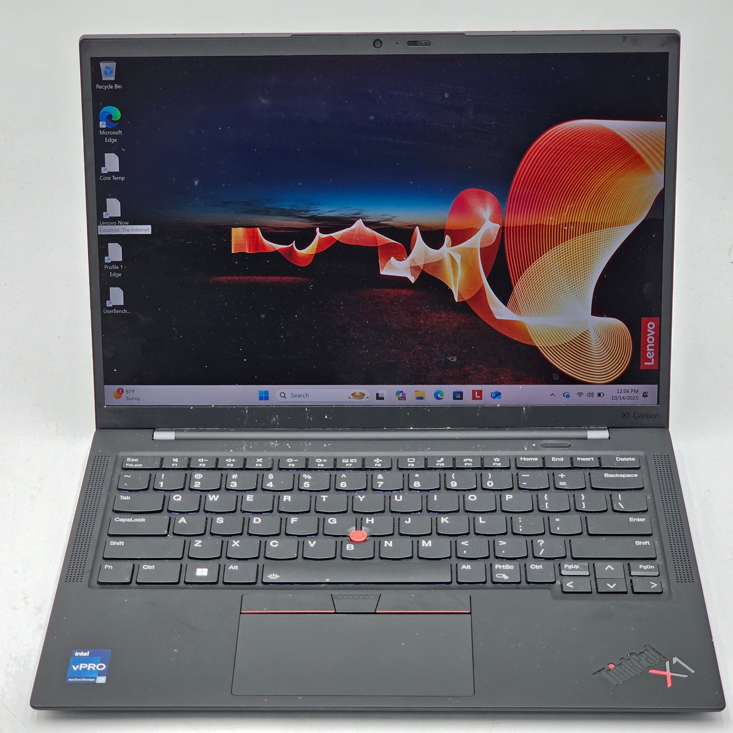 Lenovo ThinkPad X1 CARBON GEN 10 14" i7-1280P 1.8GHz 32GB RAM 1TB SSD