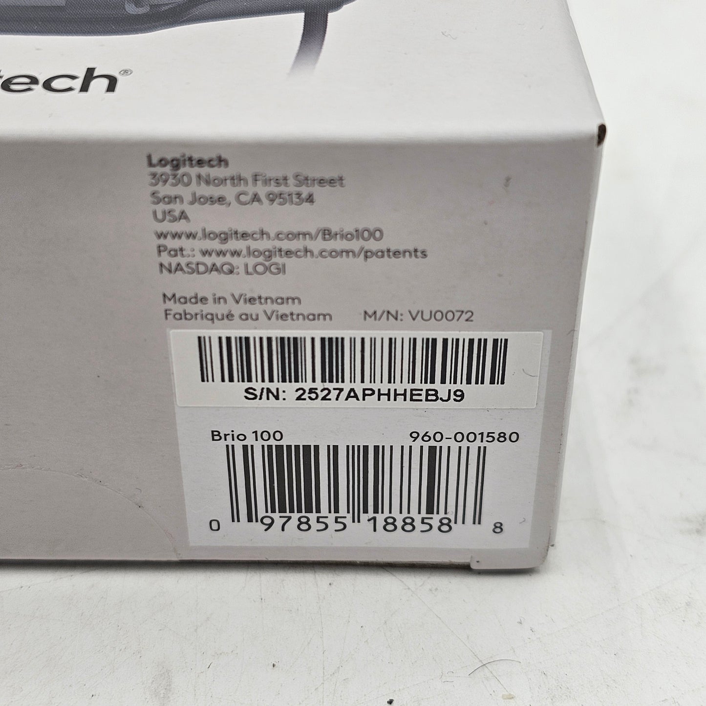 New Logitech Brio 100 1080p Full HD Webcam 960-001580