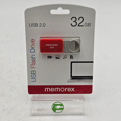 New MEMOREX USB 2.0 32GB USB Flash Drive 32GMRX