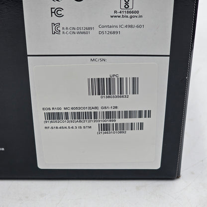 New Canon EOS R100 24.1MP Mirrorless Camera