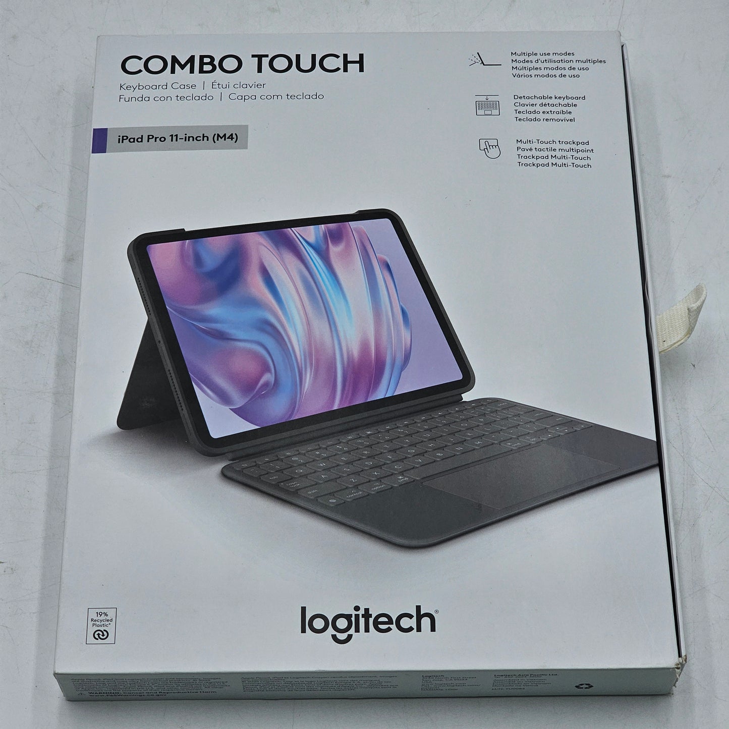 New Logitech Combo Touch for iPad Pro 11-inch M4 chip 920-012659