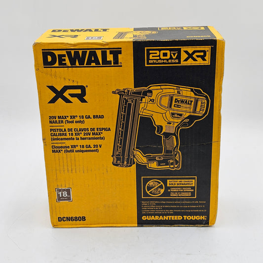 New DeWalt DCN680B 20V MAX Brad Nailer