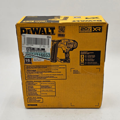 New DeWalt DCN680B 20V MAX Brad Nailer