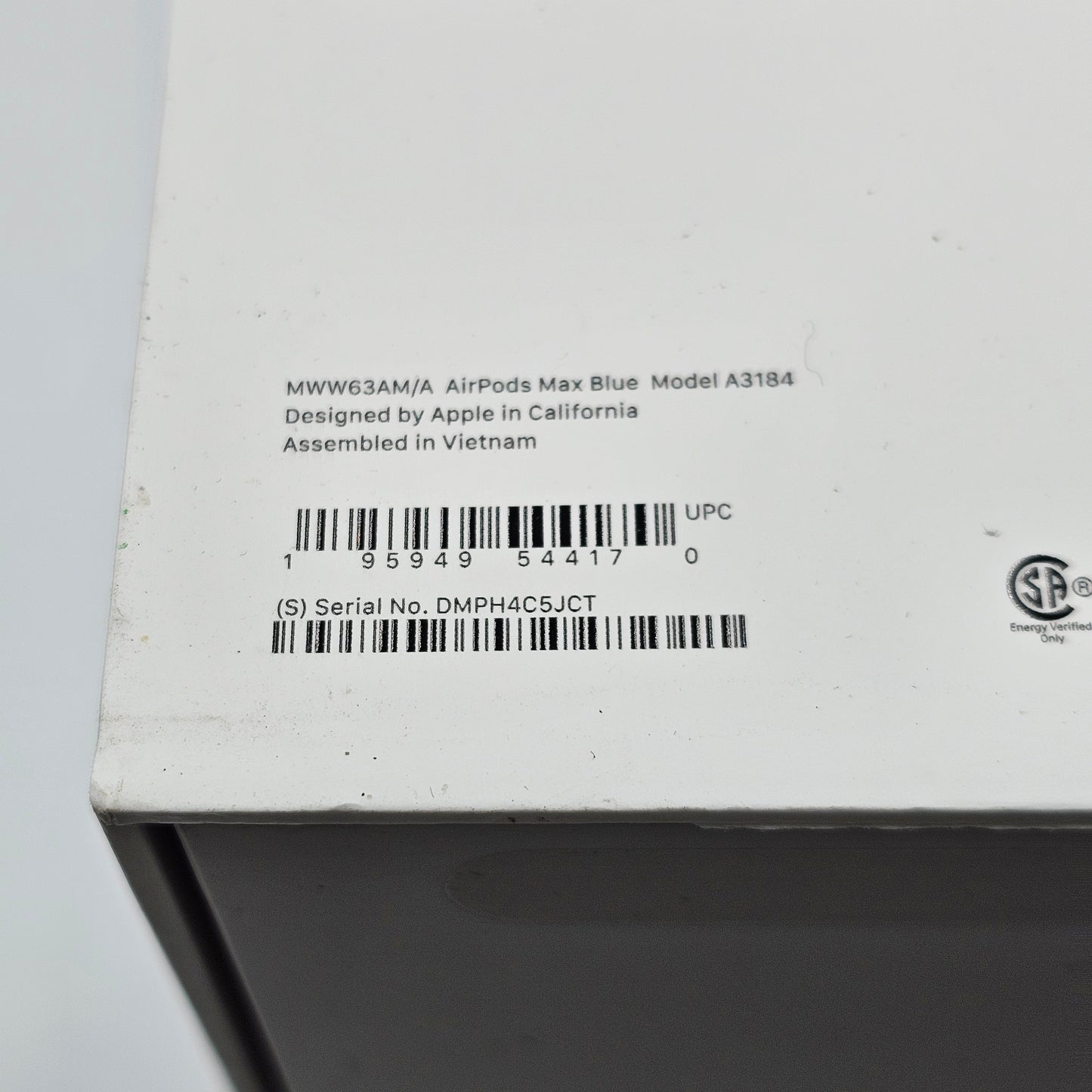 Apple AirPods Max Wireless Over-Ear Headphones Blue MWW63AM/A