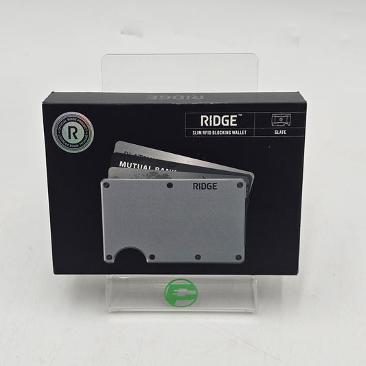 New Ridge Slim RFID Blocking Wallet Slate
