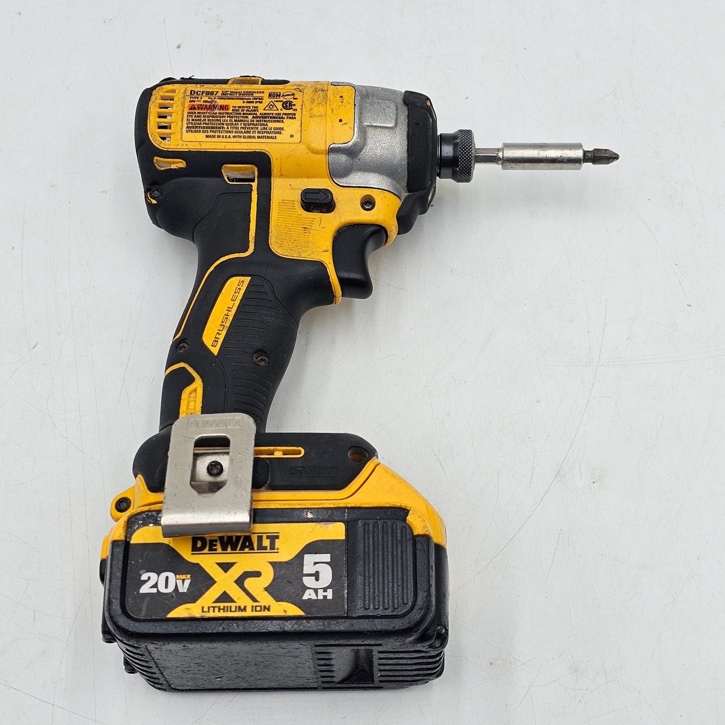 DeWalt DCF887 20V MAX 1/4" Cordless Impact Driver