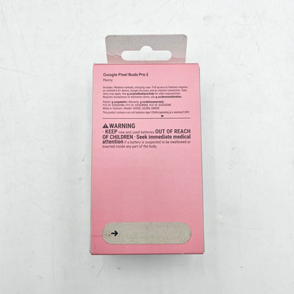 New Google Pixel Buds Pro 2 Pink GA05761-US