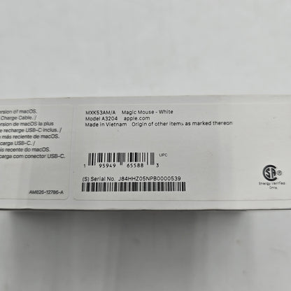 New Apple Magic Mouse A3204 White