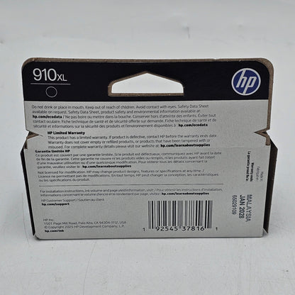New HP 910XL Black Ink Cartridge