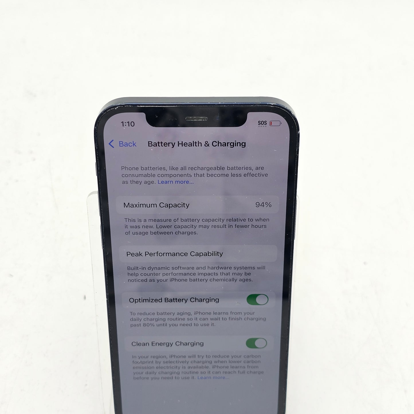Factory Unlocked Apple iPhone 12 64GB Black MGH63LL/A