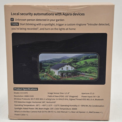 Aqara Camera Hub G5 Pro WiFi Black