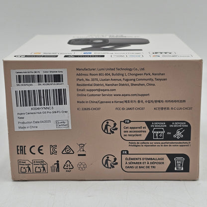 Aqara Camera Hub G5 Pro WiFi Black