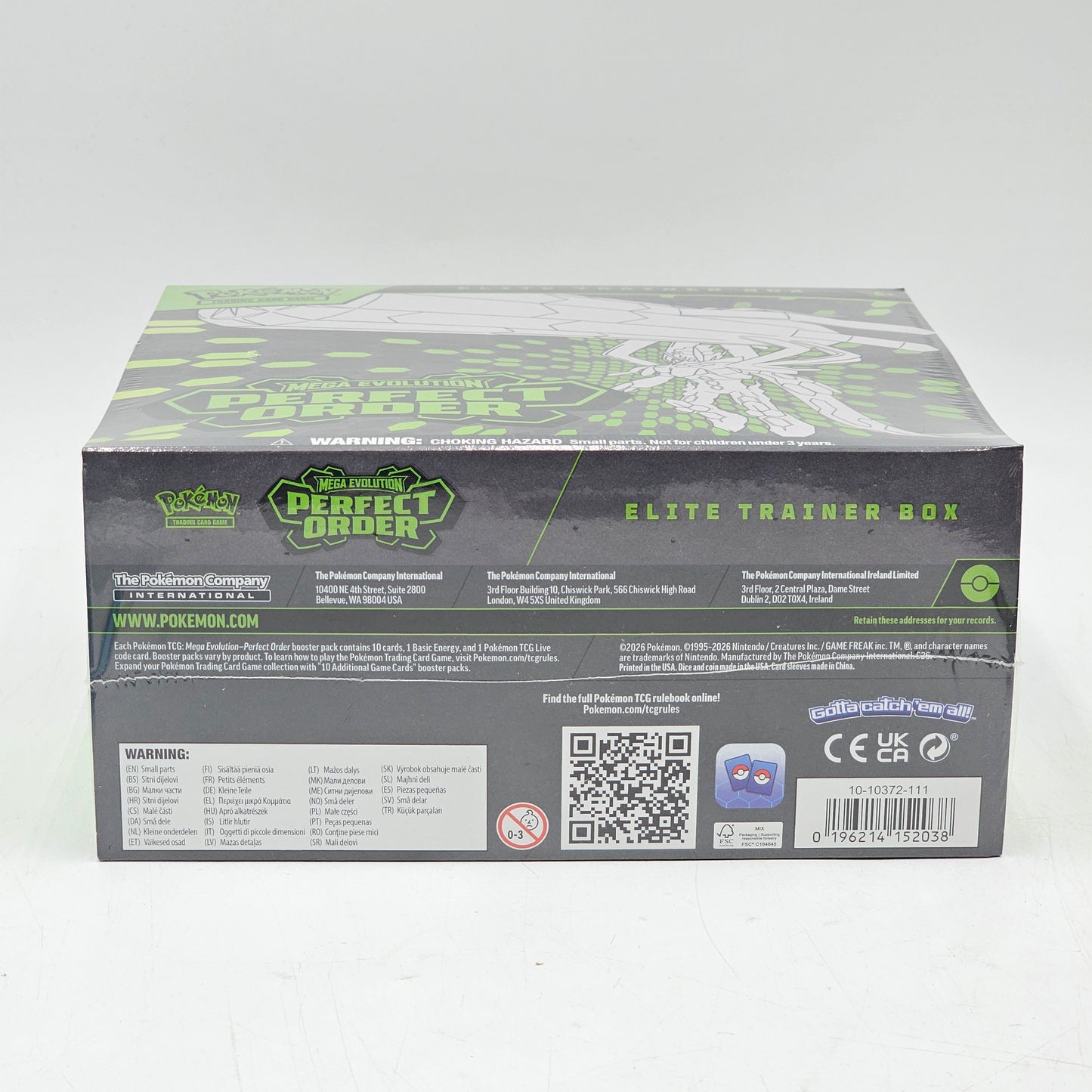 New Pokemon Mega Evolution Perfect Order Elite Trainer Box