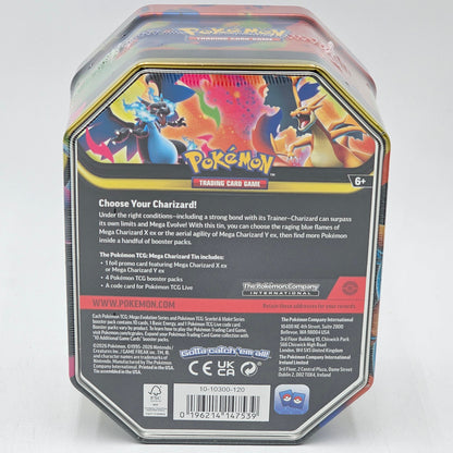 New Pokemon Mega Charizard Tin Mega Charizard Y