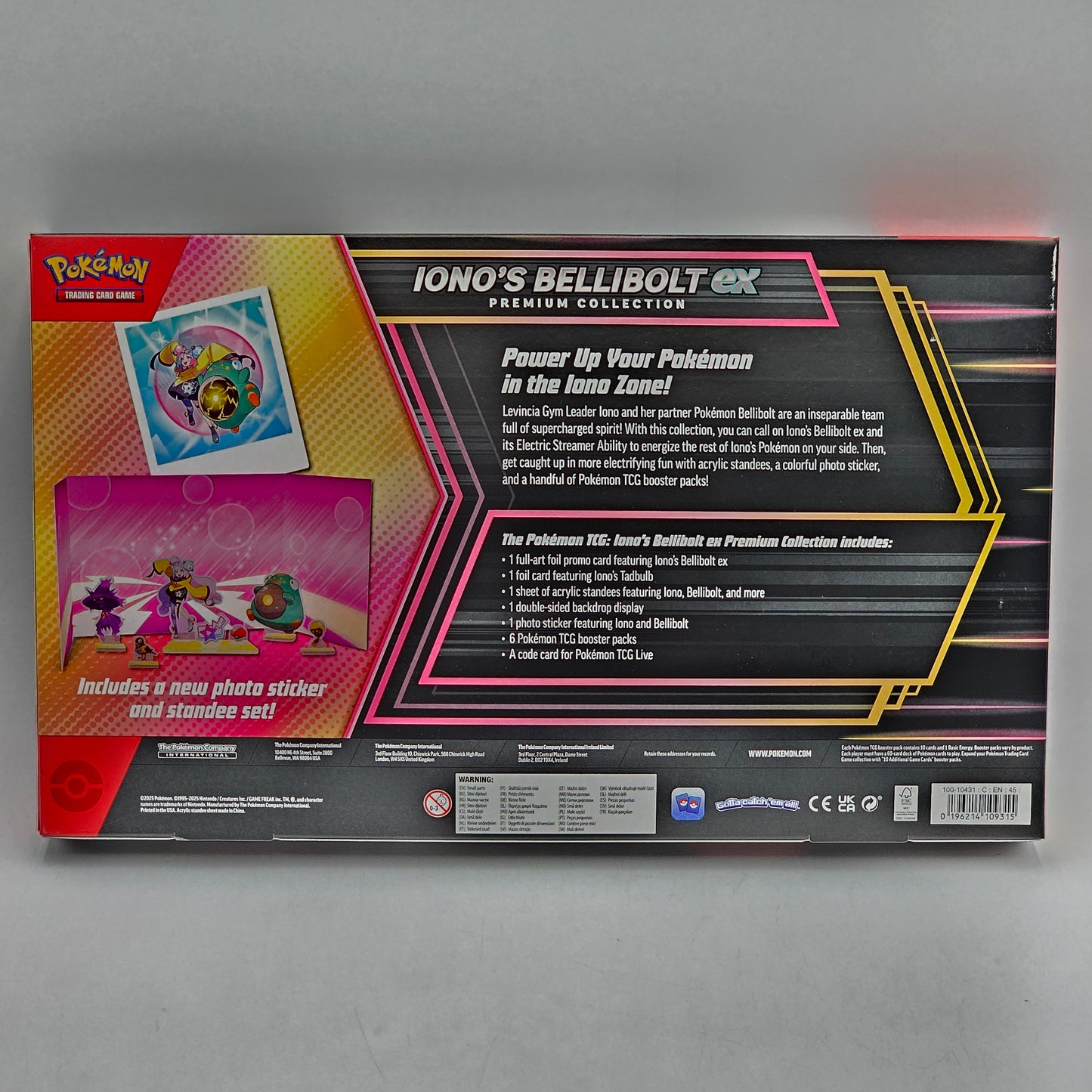 New Pokemon Iono's Bellibolt ex Premium Collection